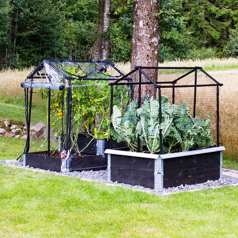 Drivhus DeLux För Odlingslåda, Svart 4 Drivhus DeLux För Odlingslåda, Svart - Image 2