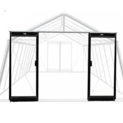 Extradörr/dubbeldörr, Lackerad