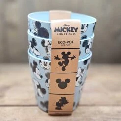 Eco Bambukruka 3-set Mickey, Blå