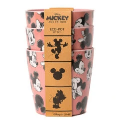 Eco Bambukruka 3-set Mickey, Rosa -Garden Supplies Sales 2024 eco bambukruka 3 set mickey rosa