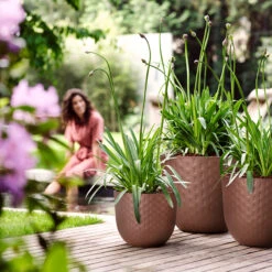 Elho Kruka Fuente Grains 38 Cm, Rostbrun -Garden Supplies Sales 2024 fuente grains olika storlekar rostbrun 1