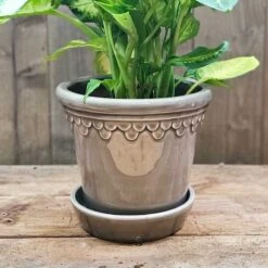 Bergs Potter Kruka Köpenhamn 16 Cm, Pärlgrå