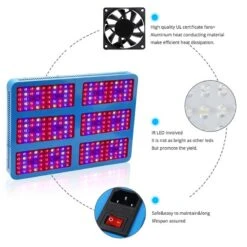 LED Growboard 600W -Garden Supplies Sales 2024 growled instruktion