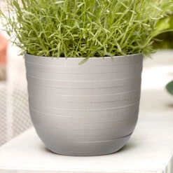 Elho Kruka Fuente Rings 30 Cm, Stengrå