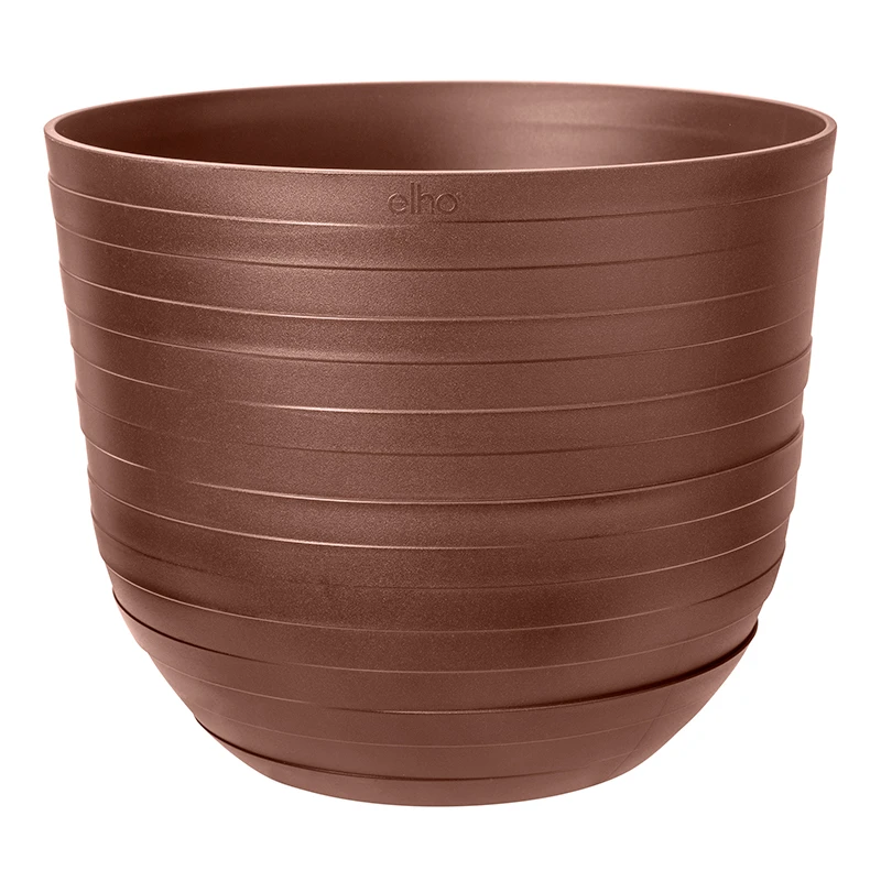 Elho Kruka Fuente Rings 38 Cm, Rostbrun 3 Elho Kruka Fuente Rings 38 Cm, Rostbrun