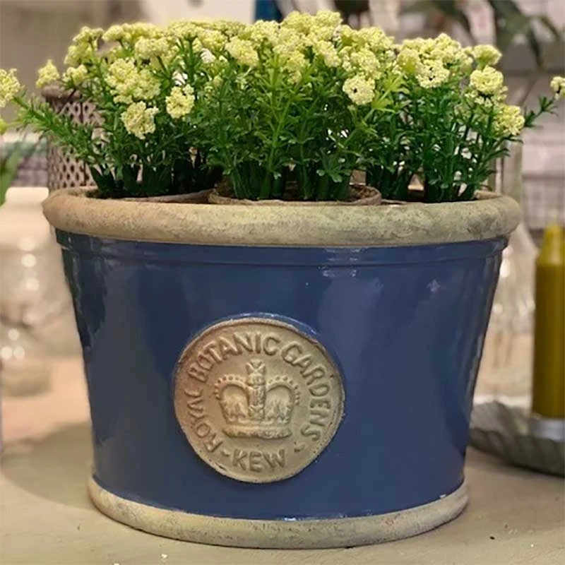 Låg Kruka Kew Garden, Pitch Blue Medium 4 Låg Kruka Kew Garden, Pitch Blue Medium - Image 2