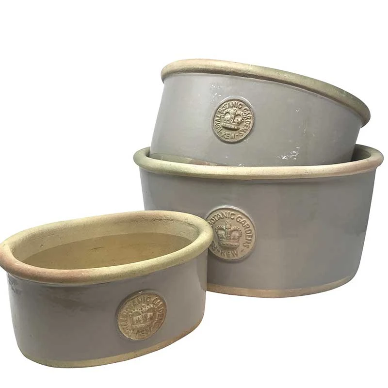 Oval Kruka Kew Garden, Almond Medium 3 Oval Kruka Kew Garden, Almond Medium