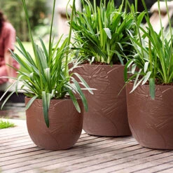 Krukset Fuente Lily, Brun 3-pack