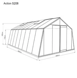 Gazebo Parts Direct Sales Store -Garden Supplies Sales 2024 mattangivelser vaxthus action s208 1