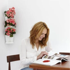 Minigarden Corner Vertikalodling, Terrakotta -Garden Supplies Sales 2024 minigarden vertical med krukvaxter i horn pa vaggen