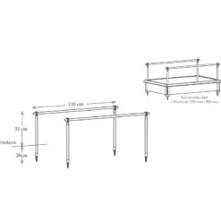Plast- Och Näthöjare, Svart -Garden Supplies Sales 2024 nathojare skiss