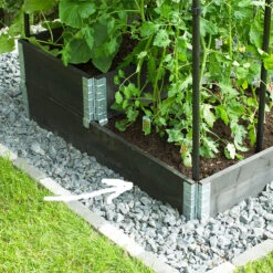 Odlingslåda Pallkrage, Svart 80x120cm -Garden Supplies Sales 2024 odlingslada 800x1200mm