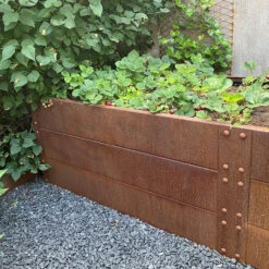 Odlingslåda Cortenplåt 240x60x60 Cm -Garden Supplies Sales 2024 odlingslada i cortenplat 240x60x60 cm detaljbild