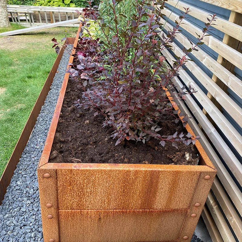 Odlingslåda Cortenplåt 360x60x60 Cm 4 Odlingslåda Cortenplåt 360x60x60 Cm - Image 2