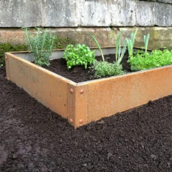 Odlingslåda Cortenplåt 80x120x20 Cm