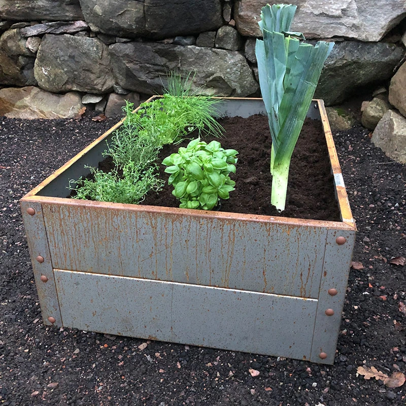 Odlingslåda Cortenplåt 80x120x60 Cm 4 Odlingslåda Cortenplåt 80x120x60 Cm - Image 2