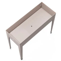 Planteringslåda På Ben Urban Garden, Taupe -Garden Supplies Sales 2024 odlingslada urban garden dark taupe ovanifran