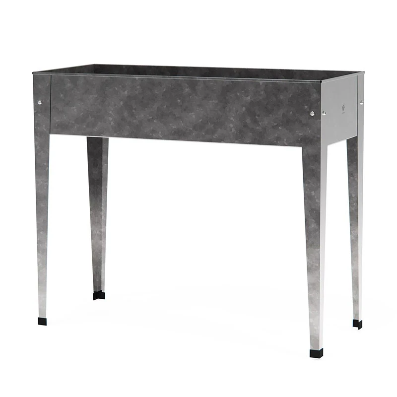 Planteringslåda På Ben Urban Garden, Galvaniserad 3 Planteringslåda På Ben Urban Garden, Galvaniserad