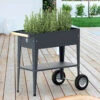 Urban Garden Trolley, Antracit -Garden Supplies Sales 2024 odlingsvagn antrasit med hjul