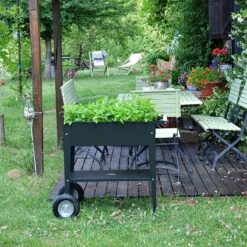 Urban Garden Trolley, Antracit -Garden Supplies Sales 2024 odlingsvagn urban garden trolley antracit utomhus