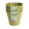 Bambukruka 15 Cm Salviagrön, 5-pack -Garden Supplies Sales 2024 planteringskruka i bambu 15 cm salviagron
