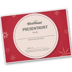 Presentkort 1000 Kr Via E-post