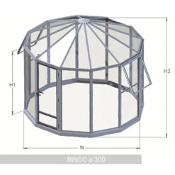 Ringo 7,6 Kvm Glas, Lackerat 6 Ringo 7,6 Kvm Glas, Lackerat -Garden Supplies Sales 2024 ringo orangeri 3 m