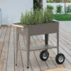 Urban Garden Trolley, Taupe -Garden Supplies Sales 2024 urban garden trolley taupe