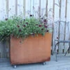 Kruka Corten Med Botten 45x75x55 Cm -Garden Supplies Sales 2024 utekruka corten rost 45x75x55 cm chokladblomma