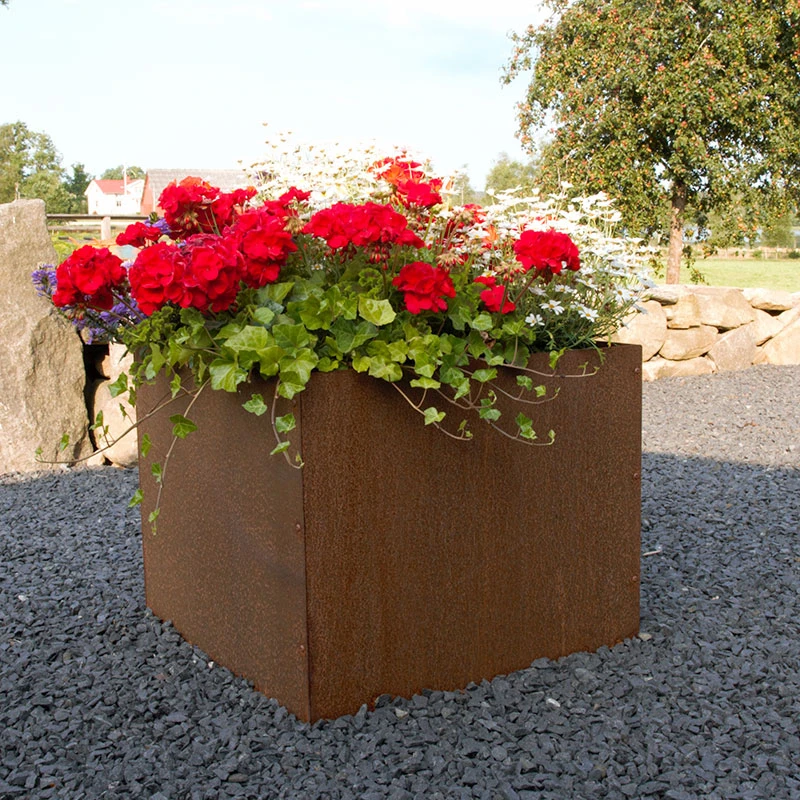 Kruka Corten Med Botten 60x60x55 Cm 5 Kruka Corten Med Botten 60x60x55 Cm - Image 3